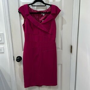 Pink dress by New York & Company.